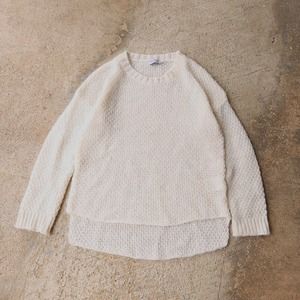 Moncler Maglione Tricot Girocollo Round Neck Sweater Open Knit Mohair Cashmere